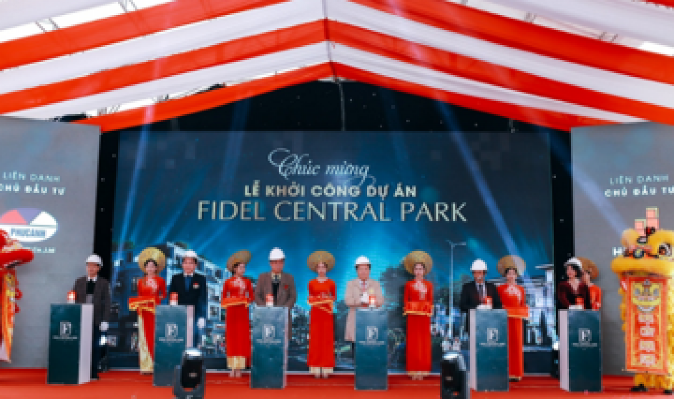 Liên danh Tập đoàn Hải Phát - Phúc Anh khởi công dự án Fidel Central Park Quảng Trị